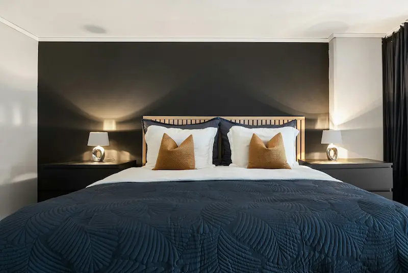 modern bed styling trends 2025.