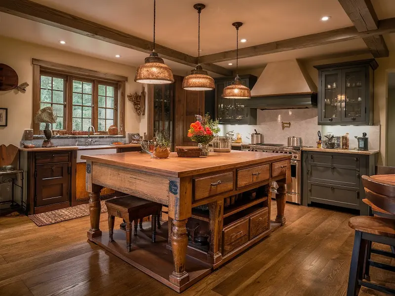 antique kitchen islands