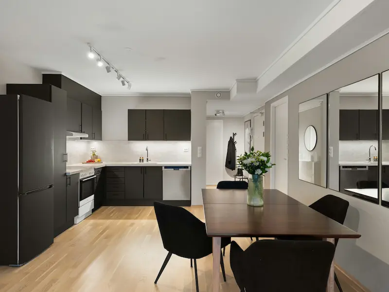 Black Kitchen Cabinets