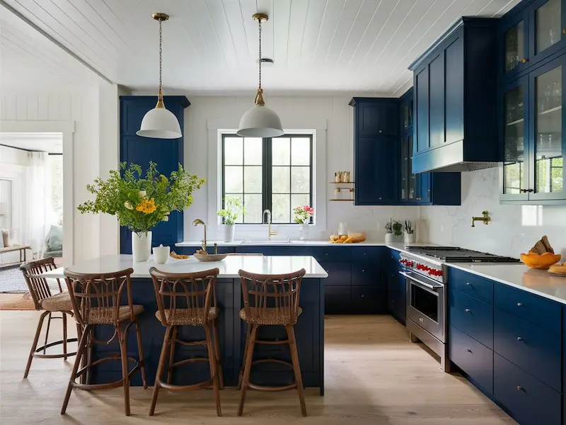 Blue Kitchen Cabinets Ideas