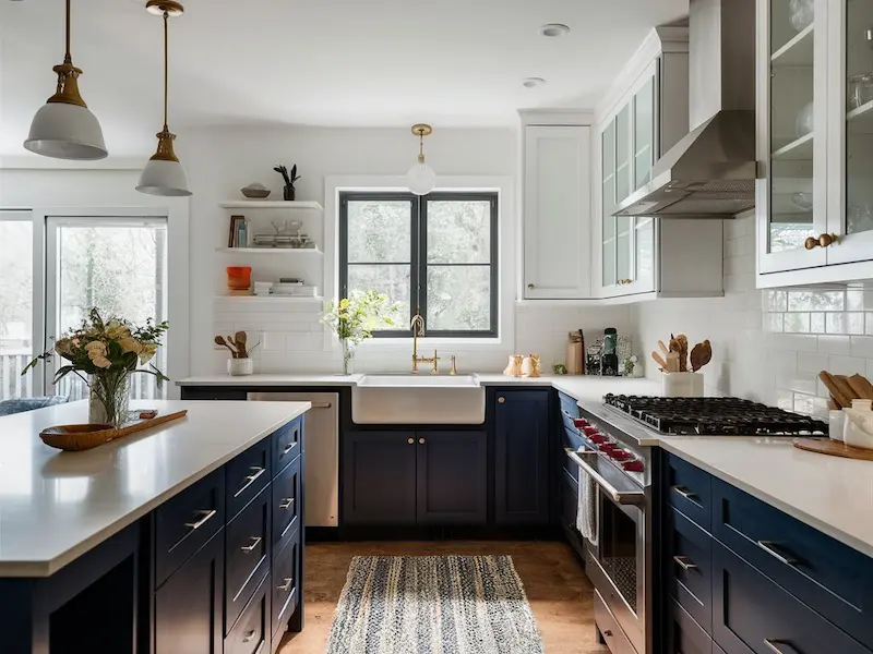 Blue Kitchen Cabinets Ideas