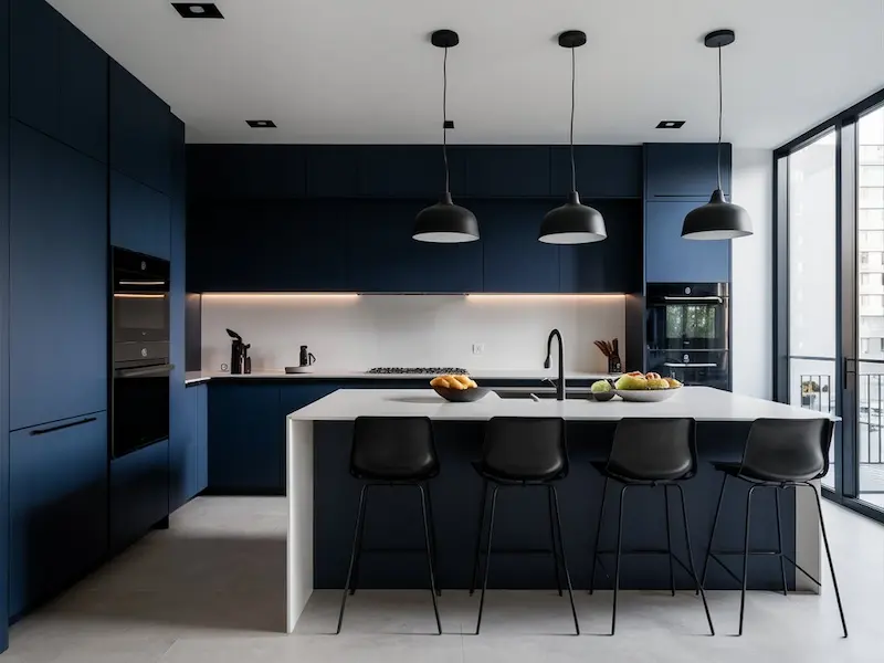 Blue Kitchen Cabinets Ideas