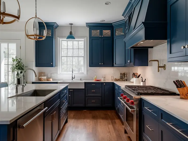 Blue Kitchen Cabinets Ideas