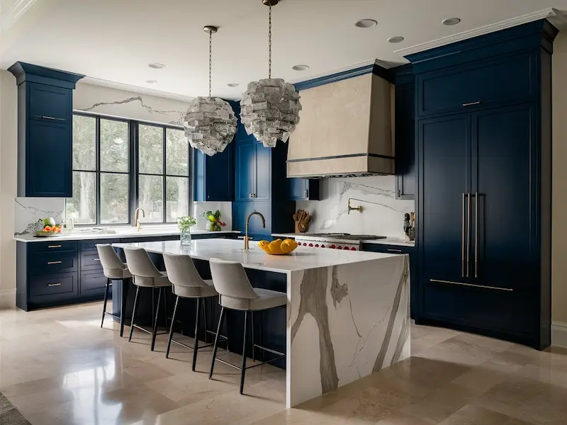 Blue Kitchen Cabinets Ideas