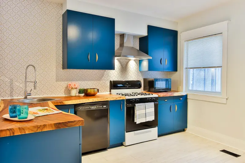 blue kitchen cabinets ideas