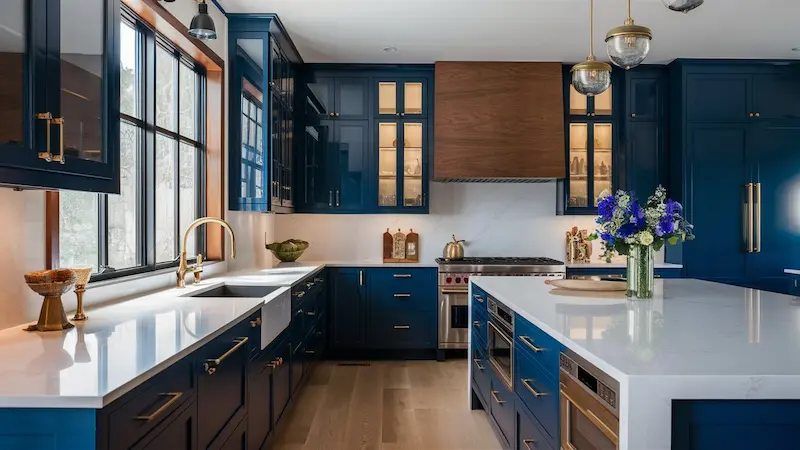 Blue Kitchen Cabinets Ideas