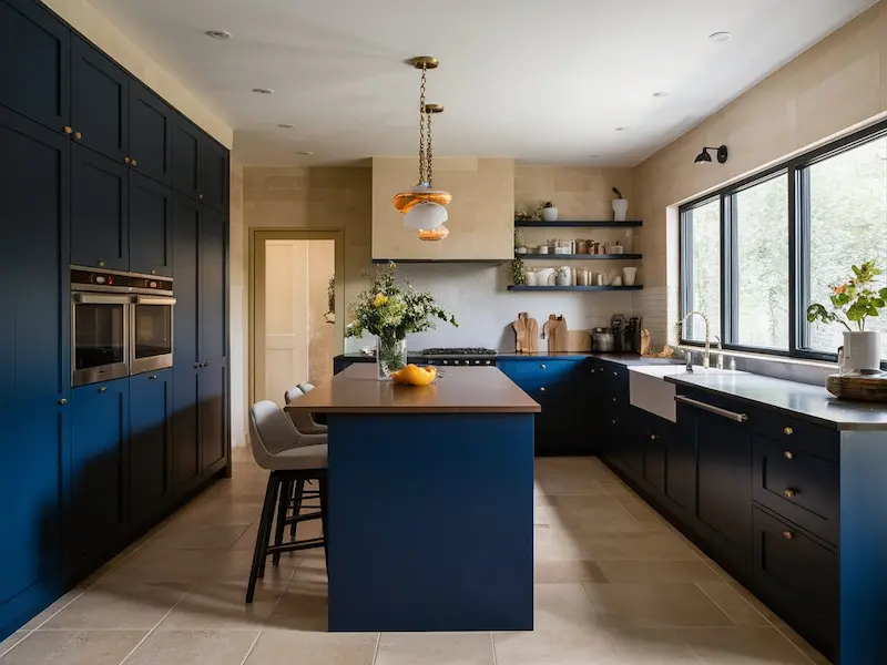 Blue Kitchen Cabinets Ideas