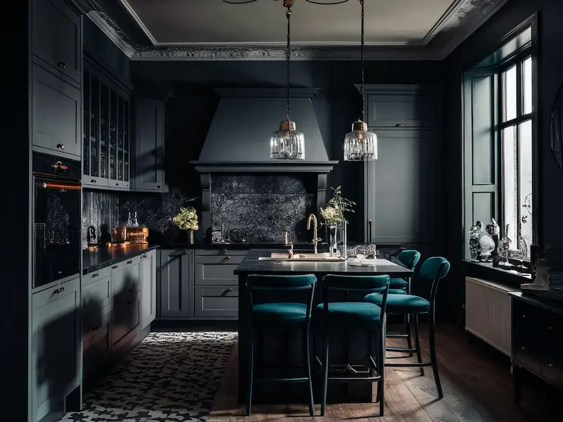 Blue Kitchen Cabinets Ideas