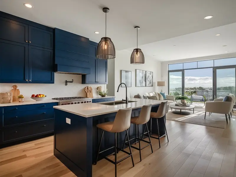 Blue Kitchen Cabinets Ideas