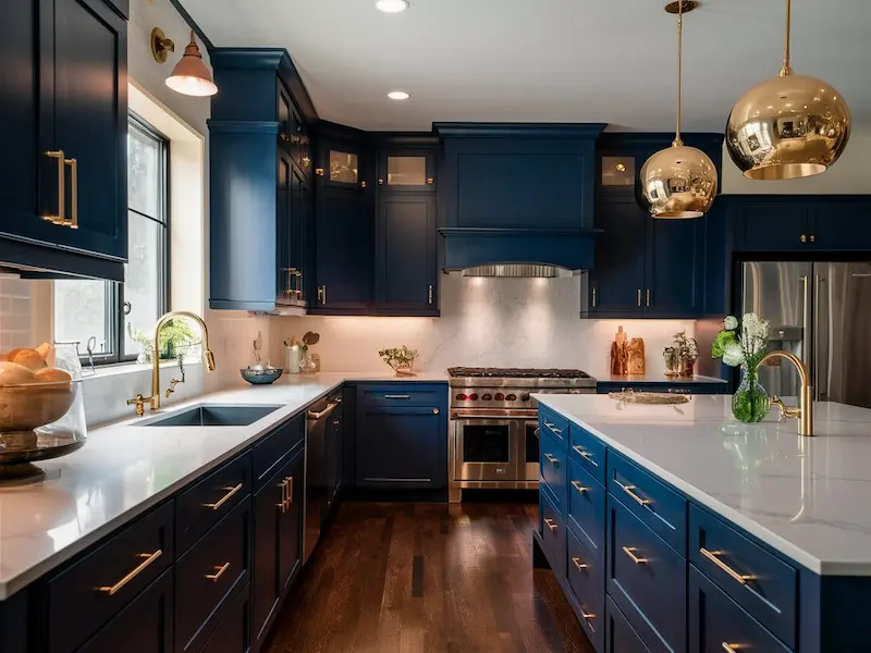 Blue Kitchen Cabinets Ideas