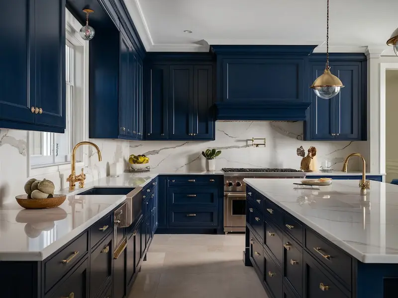 Blue Kitchen Cabinets Ideas