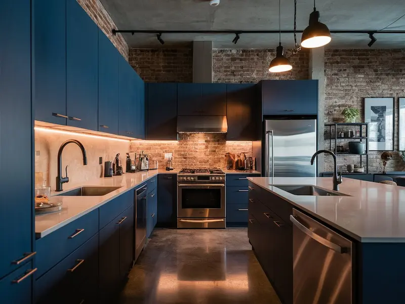 Blue Kitchen Cabinets Ideas