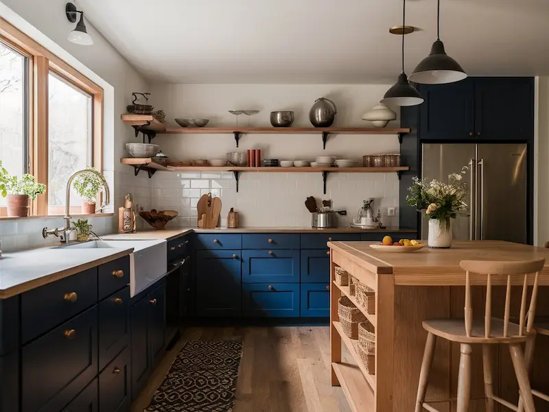 Blue Kitchen Cabinets Ideas
