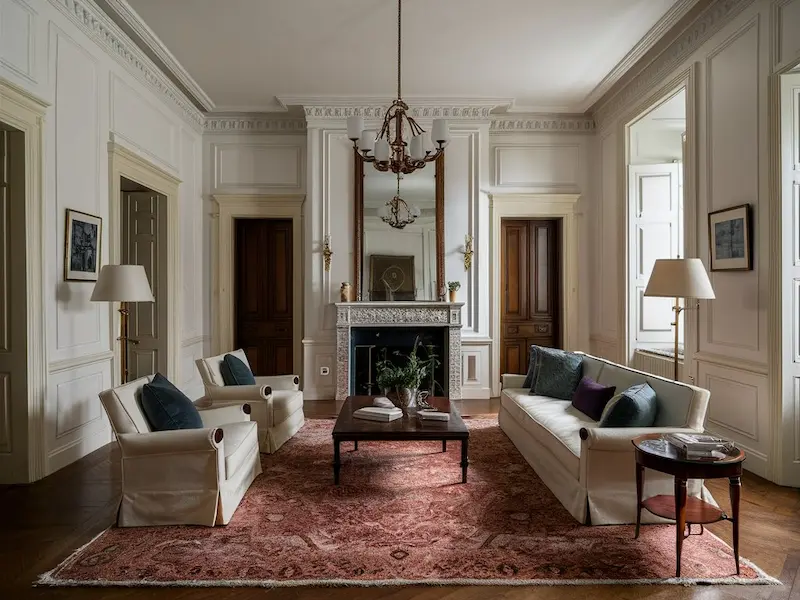 Edwardian living room